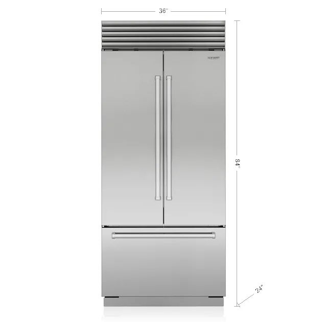 Sub-Zero CL3650UFDIDST 36" Classic French Door Refrigerator/Freezer With Internal Dispenser