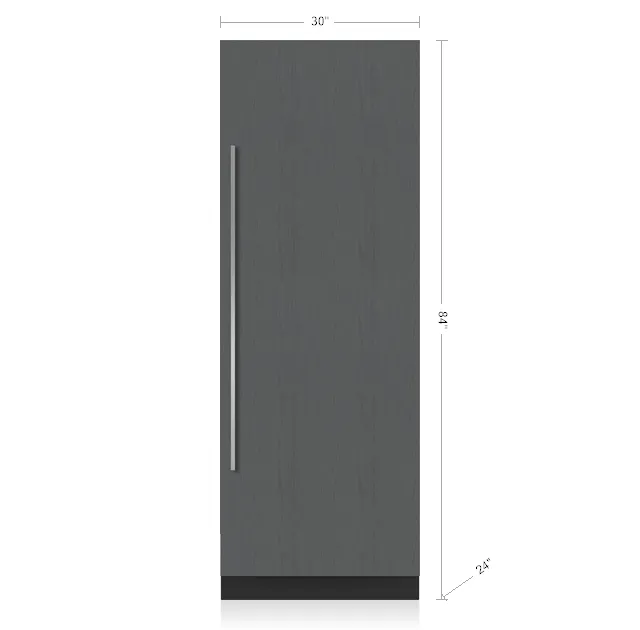 Sub-Zero DEC3050RIDL 30" Designer Column Refrigerator With Internal Dispenser - Panel Ready