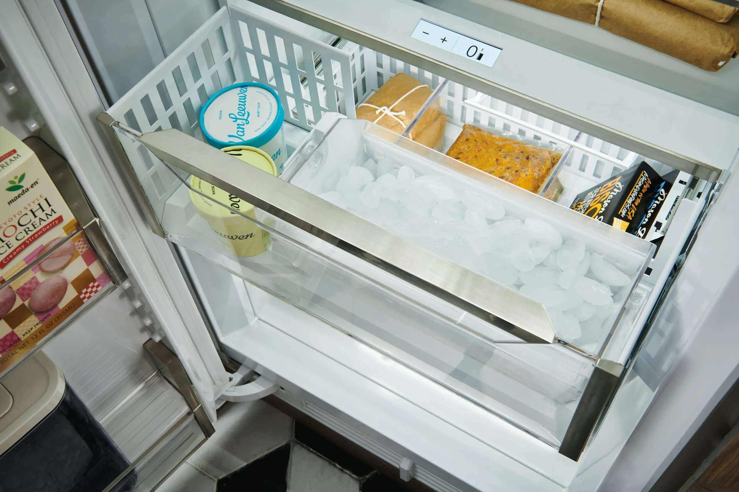 Sub-Zero DEC3050RIDR 30" Designer Column Refrigerator With Internal Dispenser - Panel Ready