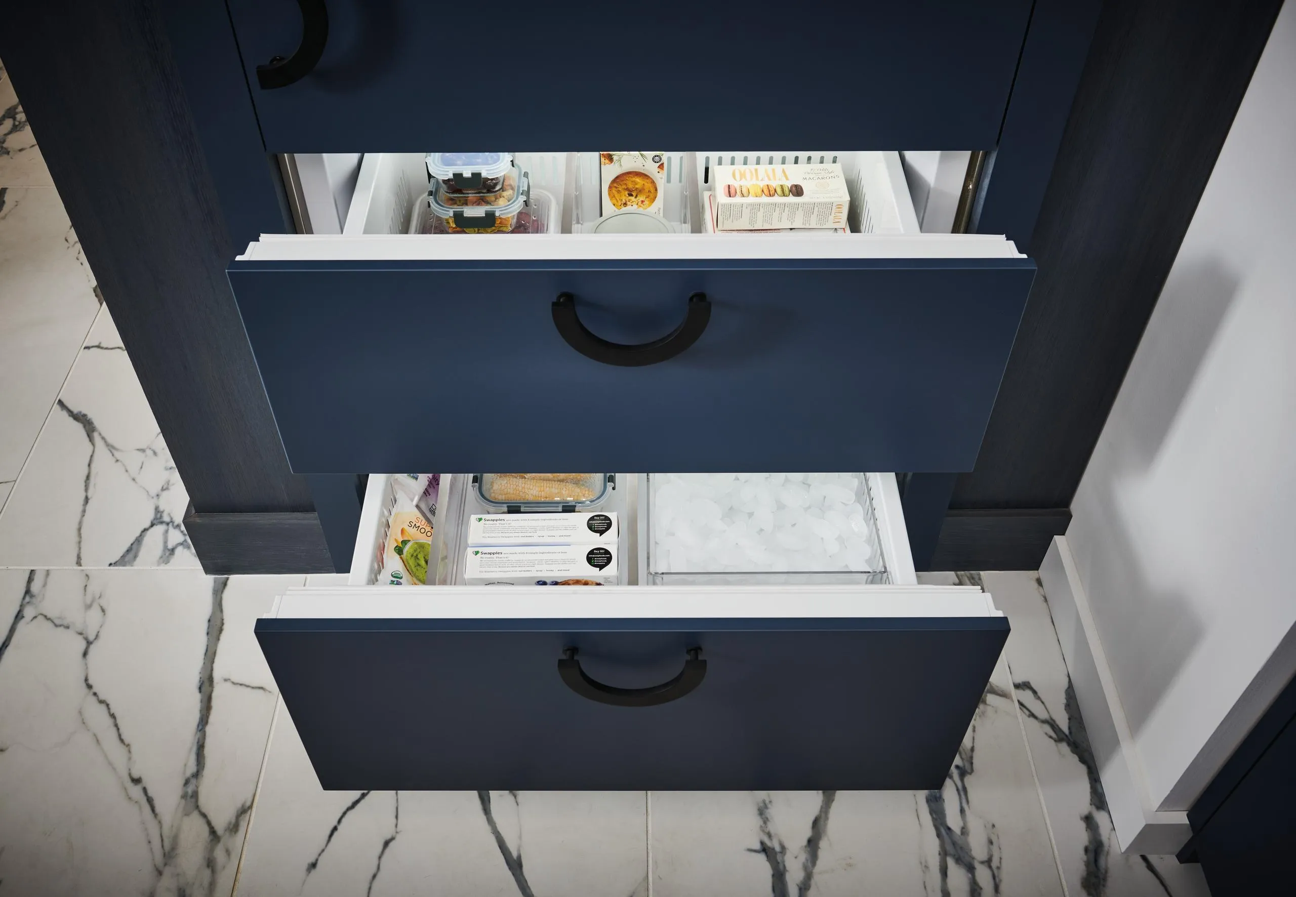 Sub-Zero DET3650CIR 36" Designer Over-And-Under Refrigerator/Freezer With Ice Maker - Panel Ready