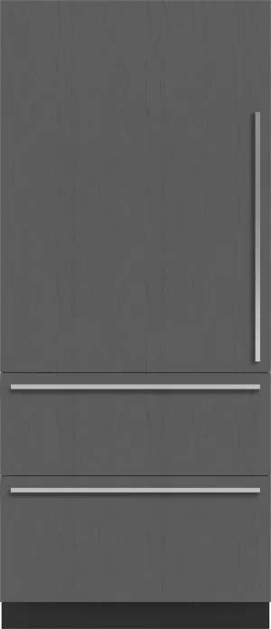 Sub-Zero DET3650RIDL 36" Designer Over-And-Under Refrigerator Internal Dispenser - Panel Ready