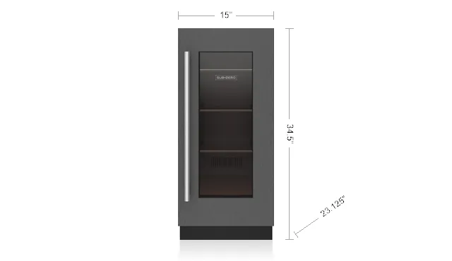 Sub-Zero DEU1550BAR 15" Designer Undercounter Beverage Center - Panel Ready