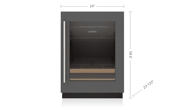Sub-Zero DEU2450BAR 24" Designer Undercounter Beverage Center - Panel Ready