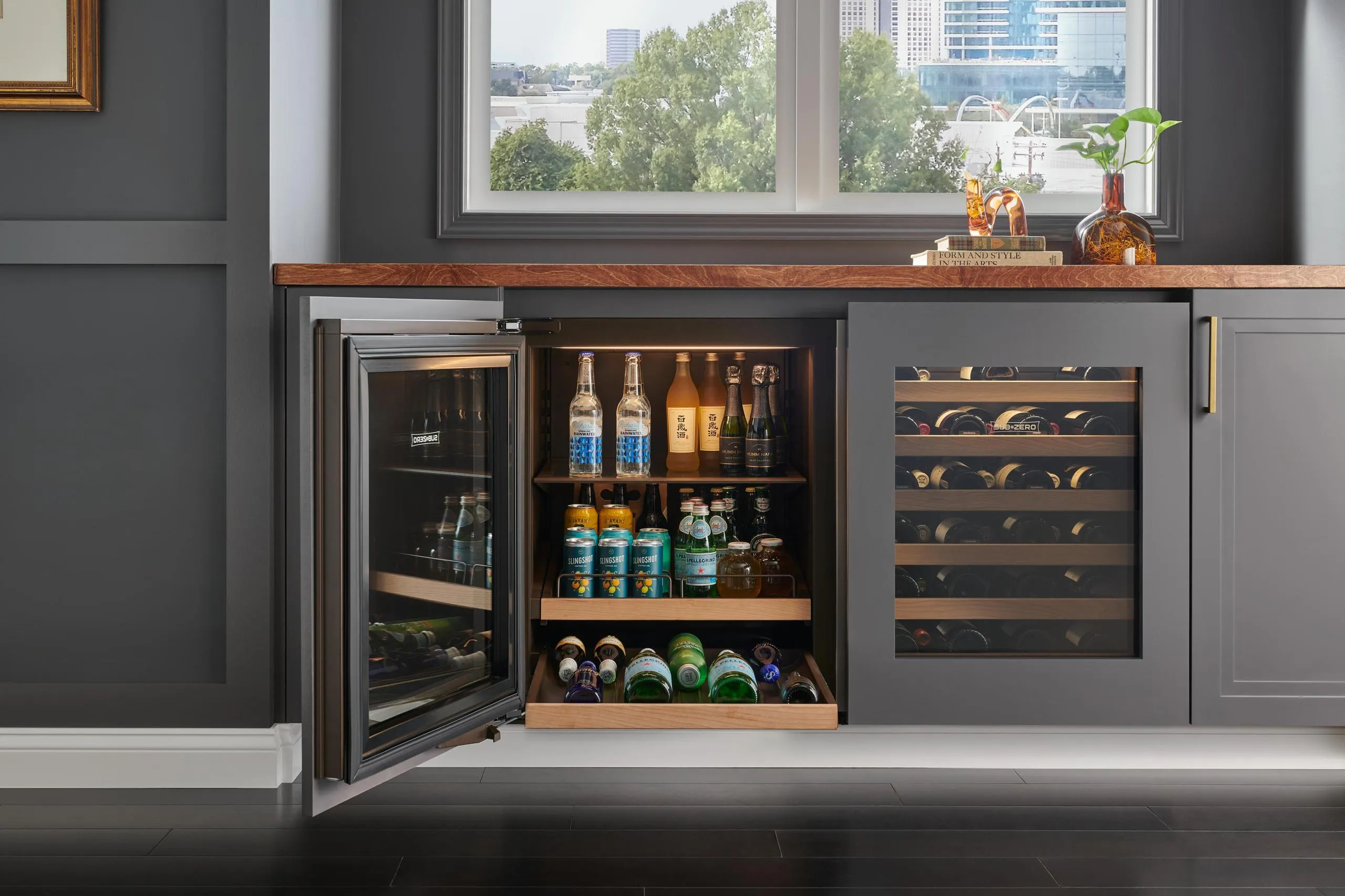 Sub-Zero DEU2450BGADAL 24" Designer Undercounter Ada Height Beverage Center - Panel Ready