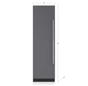 Sub-Zero IC24CILH 24" Designer Column Refrigerator/Freezer With Ice Maker - Panel Ready