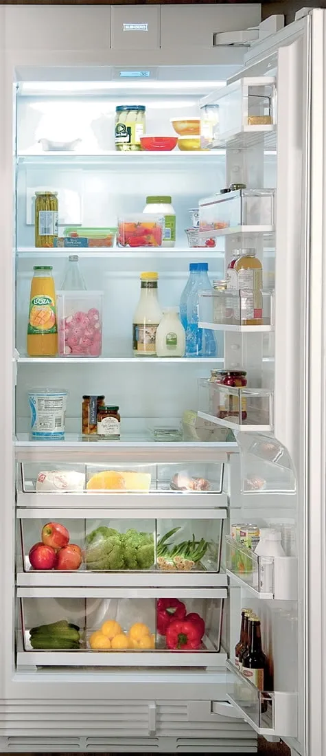 Sub-Zero IC30RIDRH 30" Designer Column Refrigerator With Internal Dispenser - Panel Ready