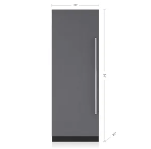 Sub-Zero IC30RIDRH 30" Designer Column Refrigerator With Internal Dispenser - Panel Ready