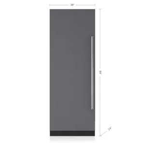 Sub-Zero IC30RLH 30" Designer Column Refrigerator - Panel Ready