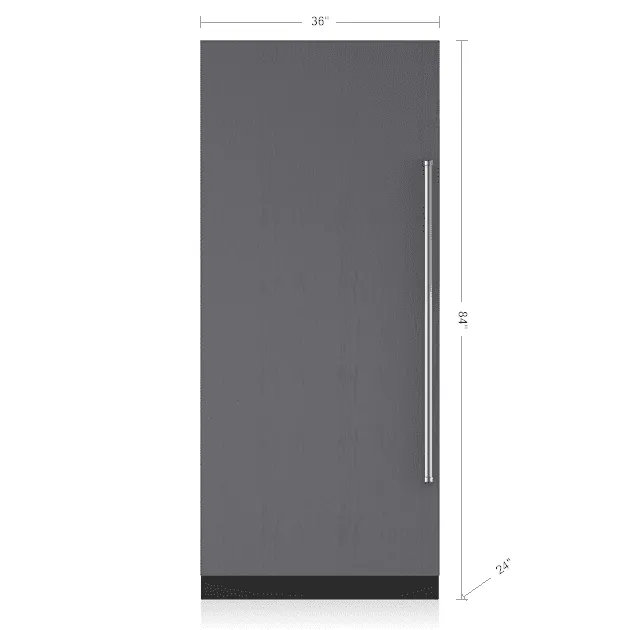 Sub-Zero IC36RLH 36" Designer Column Refrigerator - Panel Ready