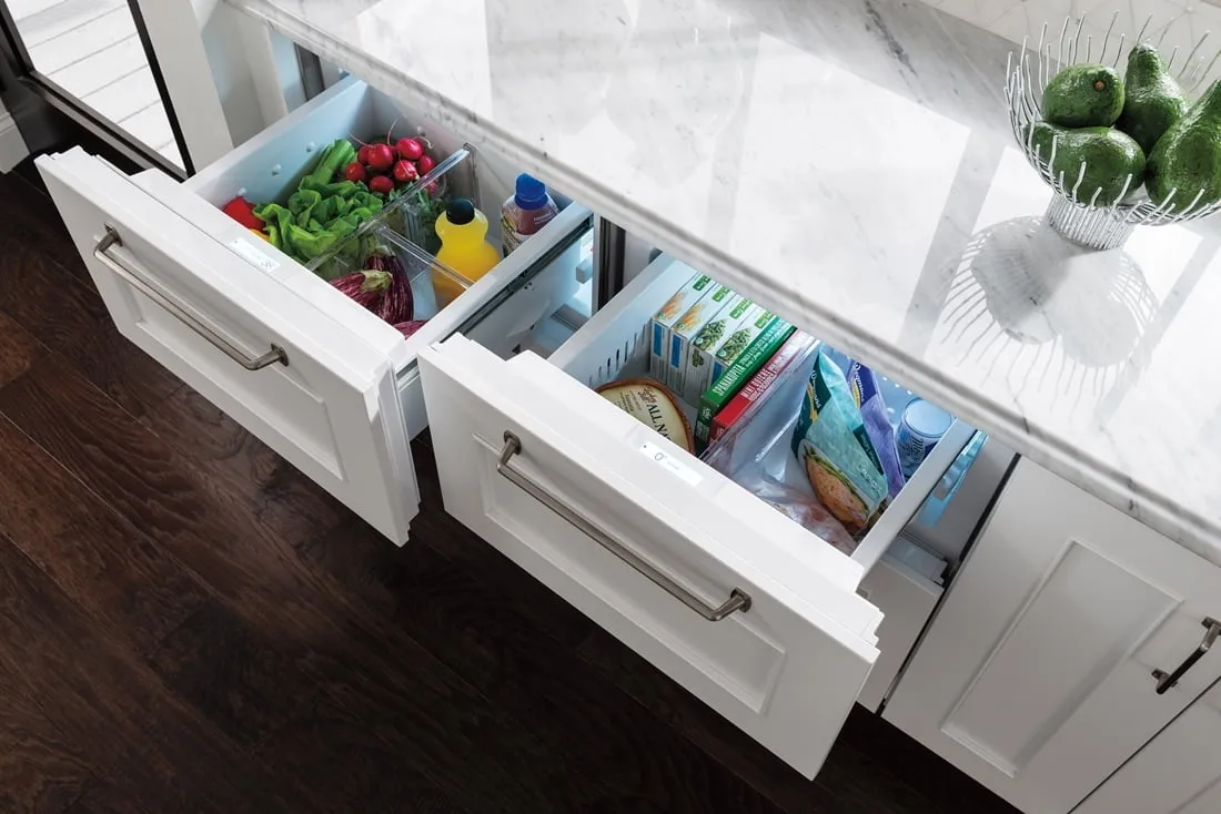Sub-Zero ID24FI 24" Designer Freezer Drawers With Ice Maker - Panel Ready