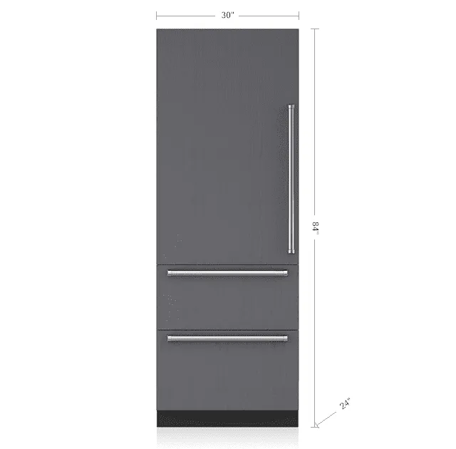 Sub-Zero IT30RRH 30" Designer Over-And-Under Refrigerator - Panel Ready