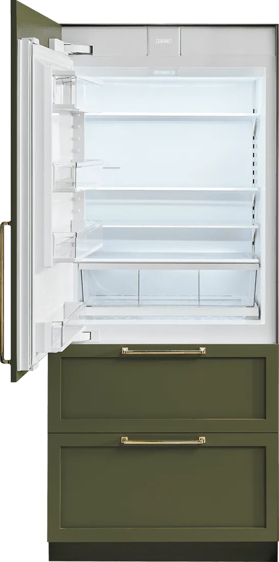 Sub-Zero IT36CIIDRH 36" Designer Over-And-Under Refrigerator/Freezer With Internal Dispenser And Ice Maker - Panel Ready
