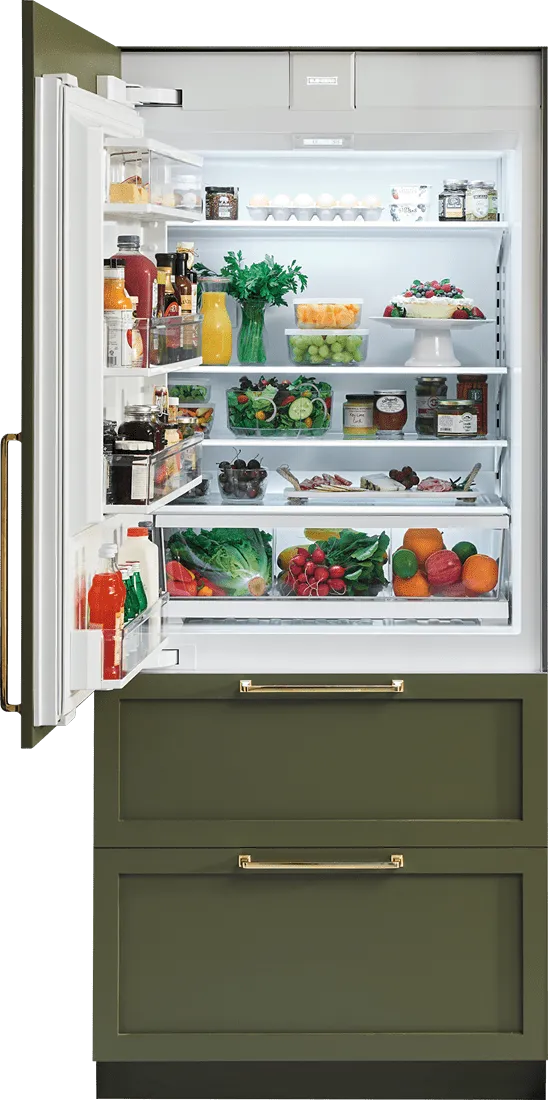 Sub-Zero IT36CIIDRH 36" Designer Over-And-Under Refrigerator/Freezer With Internal Dispenser And Ice Maker - Panel Ready