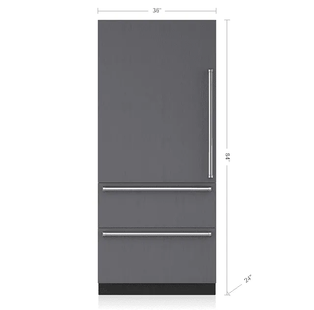 Sub-Zero IT36RRH 36" Designer Over-And-Under Refrigerator - Panel Ready