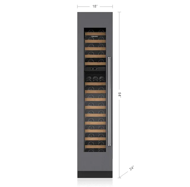 Sub-Zero IW18ALH 18" Designer Wine Storage - Panel Ready