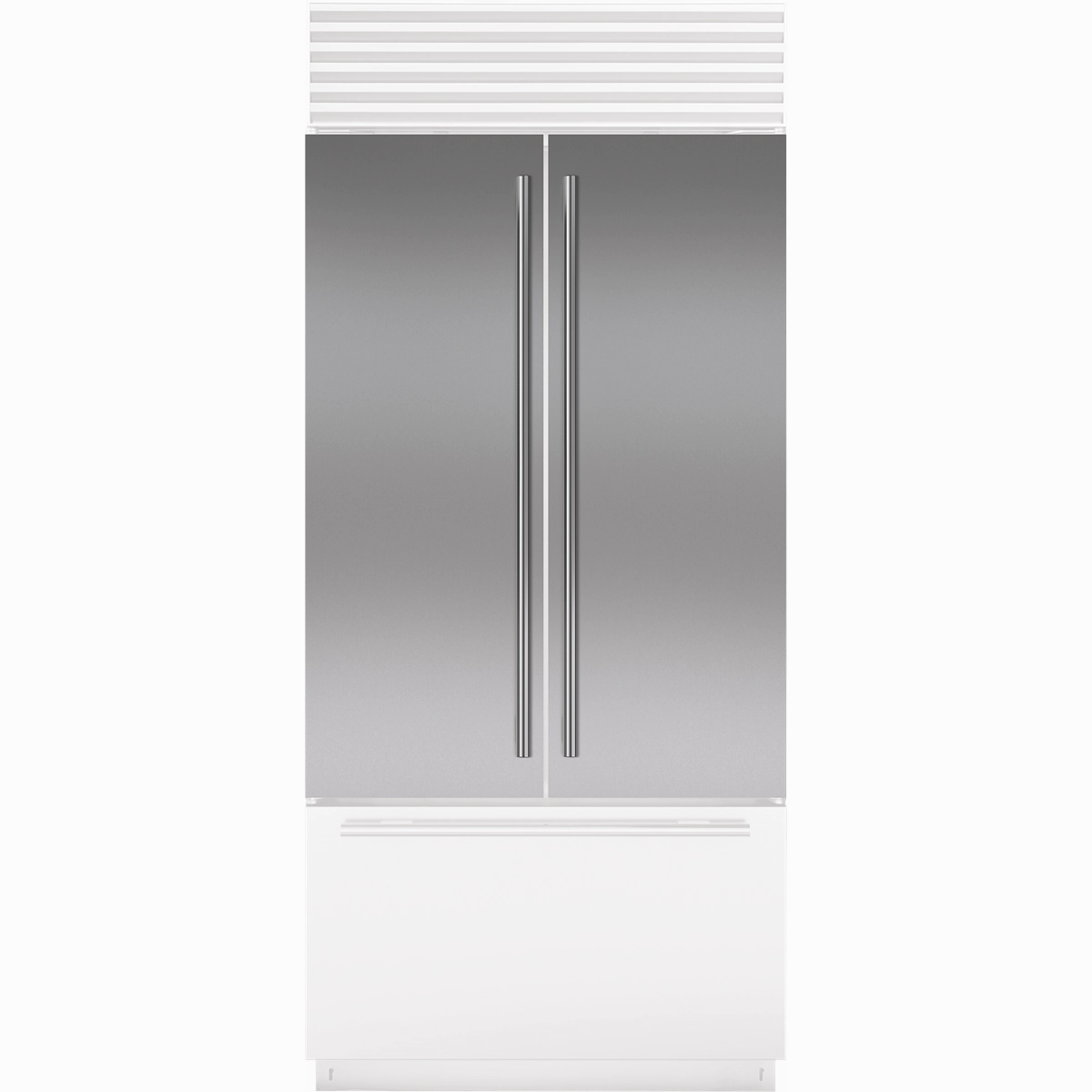 Sub-Zero 9037594 Stainless Steel Flush Inset Door Panel With Tubular Handle