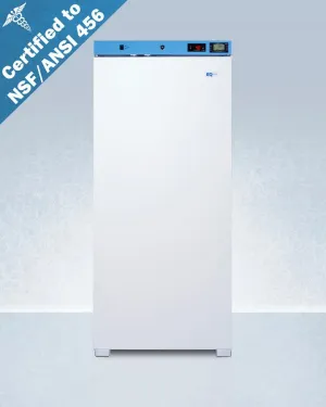 Summit ACR1011WNSF456LHD 24" Wide Upright Healthcare Refrigerator, Certified To Nsf/Ansi 456 Vaccine Storage Standard