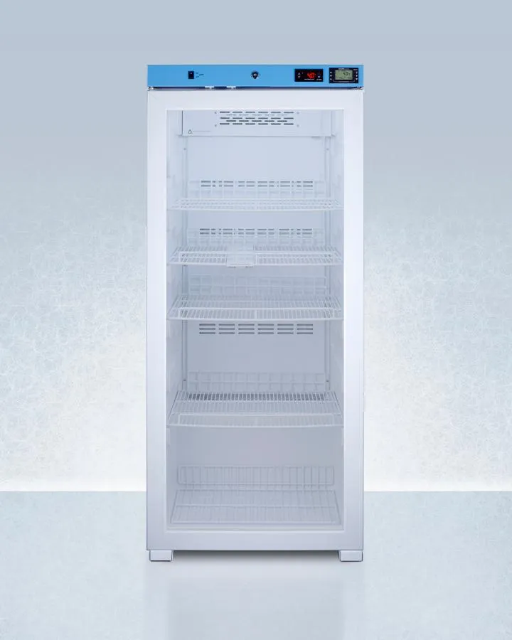 Summit ACR1012GNSF456LHD 24" Wide Upright Healthcare Refrigerator, Certified To Nsf/Ansi 456 Vaccine Storage Standard