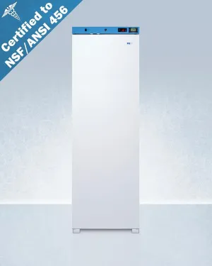 Summit ACR1601WNSF456 24" Wide Upright Healthcare Refrigerator, Certified To Nsf/Ansi 456 Vaccine Storage Standard