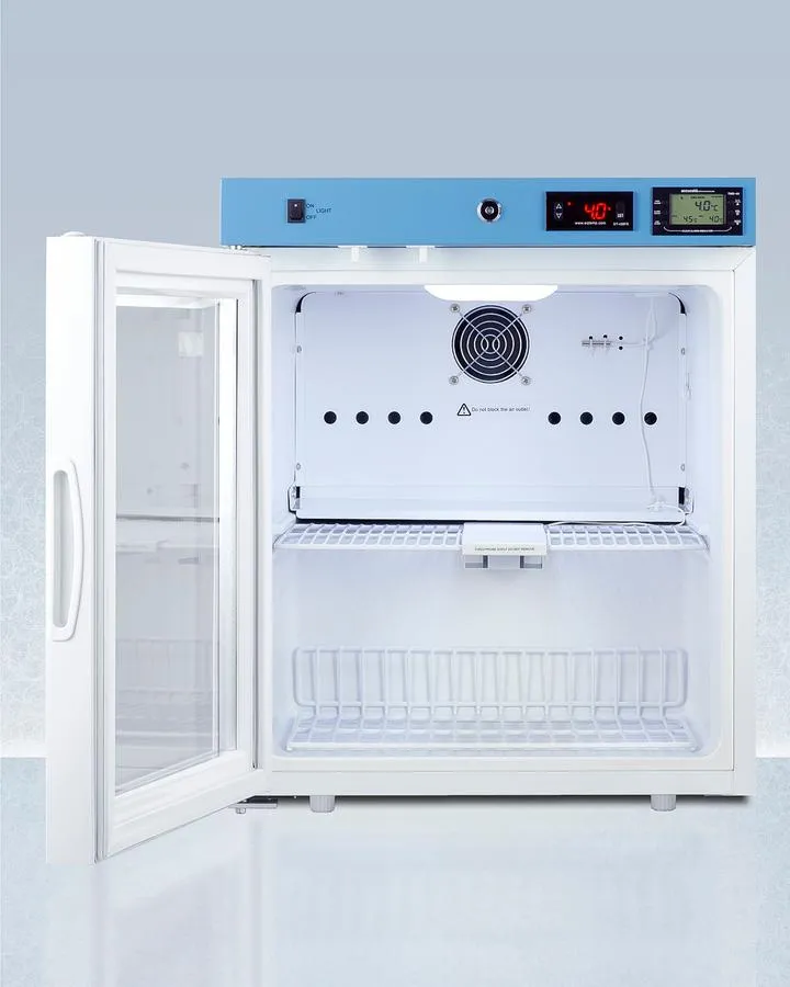 Summit ACR22GNSF456LHD 19" Wide Compact Healthcare Refrigerator, Certified To Nsf/Ansi 456 Vaccine Storage Standard
