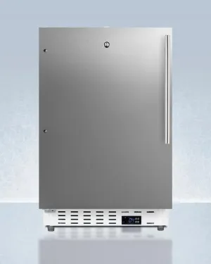 Summit ADA404REFSSHVLHD 20" Wide Built-In Healthcare All-Refrigerator, Ada Compliant