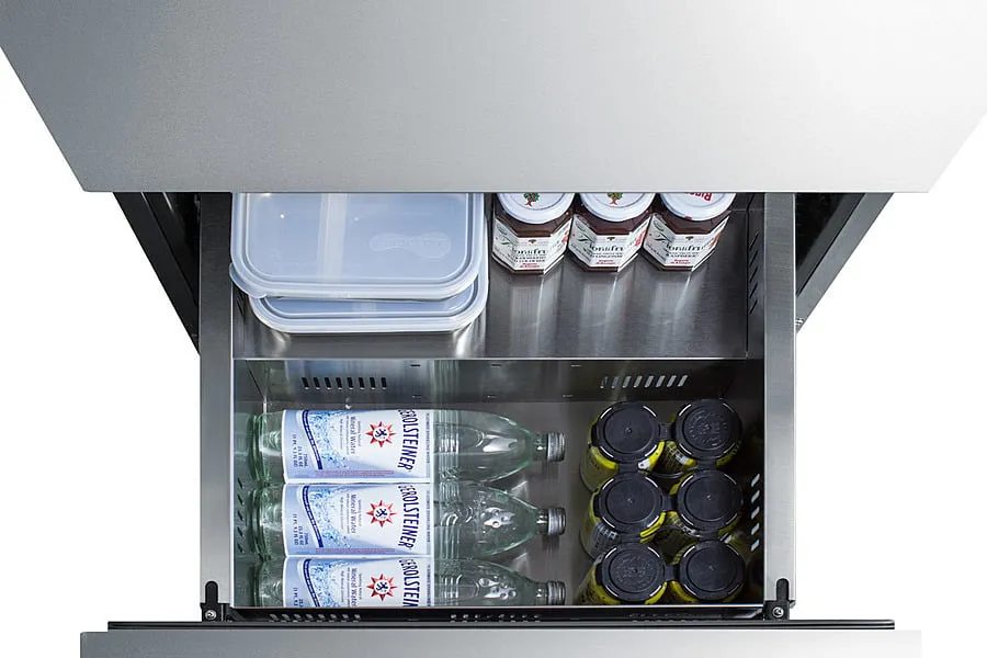 Summit ADRD24 24" Wide 2-Drawer All-Refrigerator, Ada Compliant