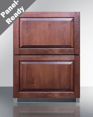 Summit ADRD24PNR 24" Wide 2-Drawer All-Refrigerator, Ada Compliant (Panels Not Included)