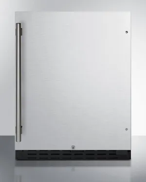 Summit AL55CSS 24" Wide Built-In All-Refrigerator, Ada Compliant