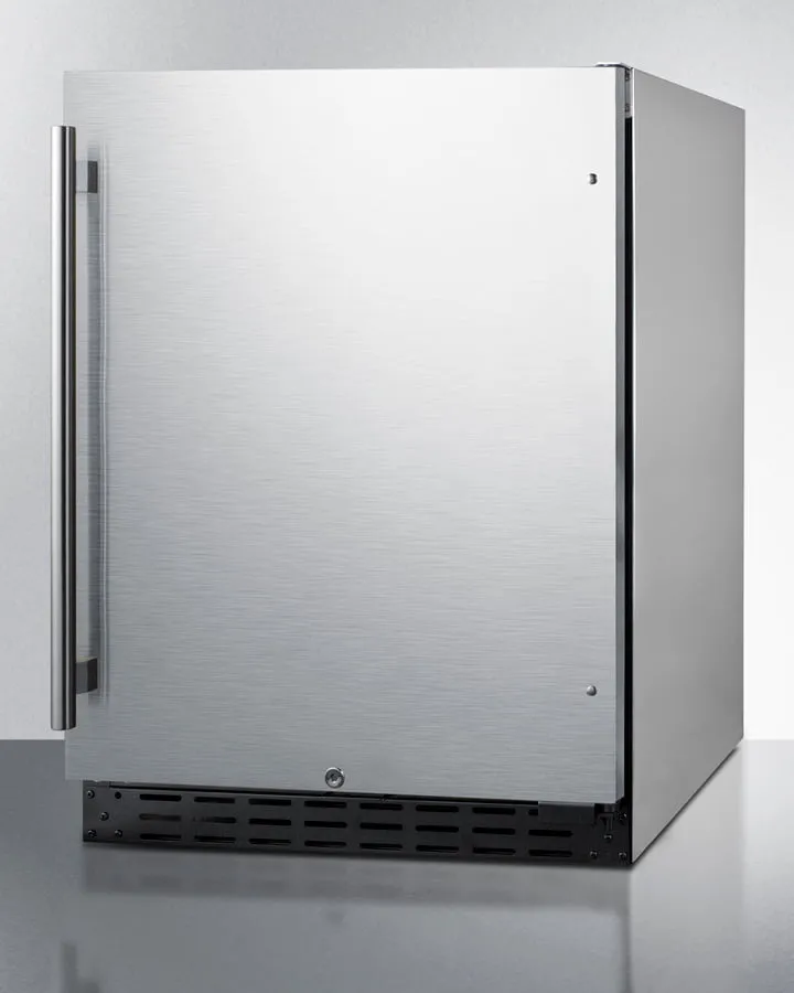Summit AL55CSS 24" Wide Built-In All-Refrigerator, Ada Compliant