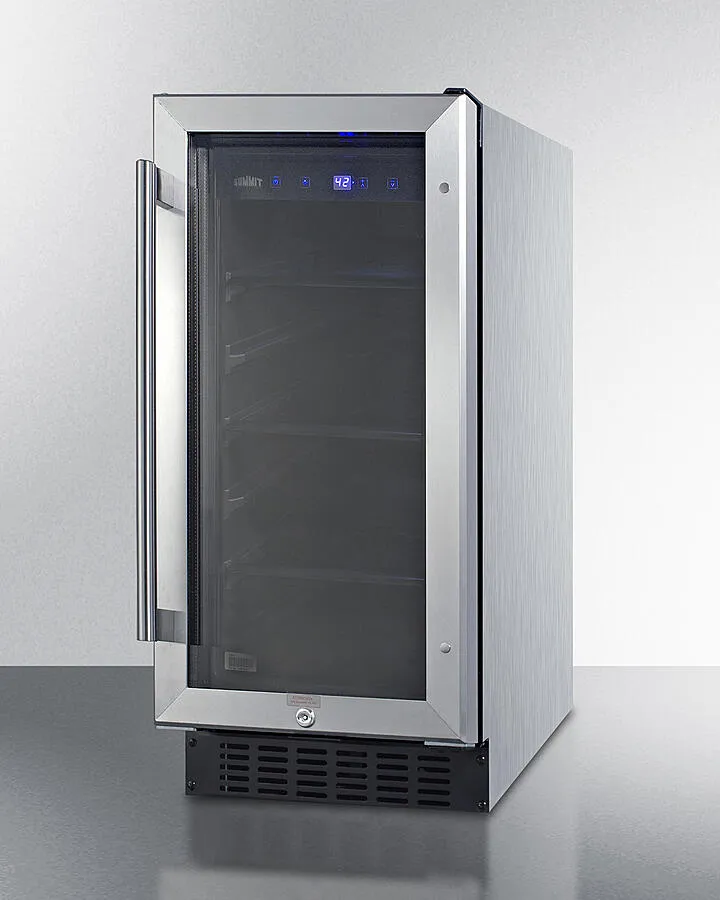 Summit ALBV15CSS 15" Wide Built-In Beverage Center, Ada Compliant
