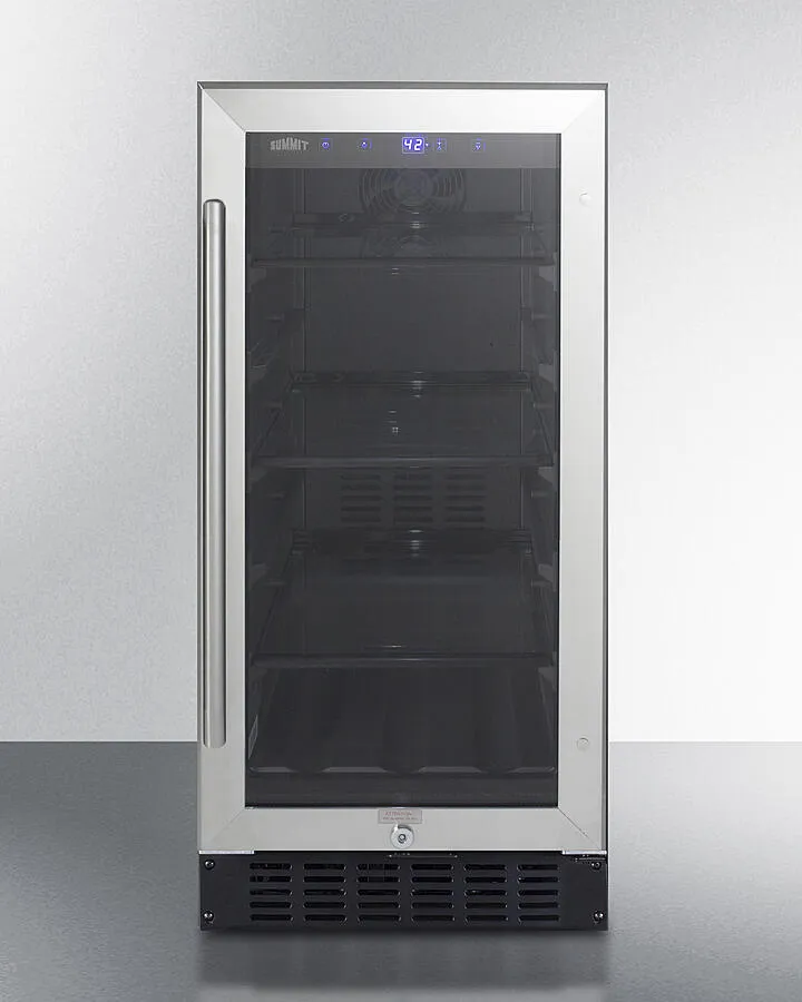 Summit ALBV15CSS 15" Wide Built-In Beverage Center, Ada Compliant