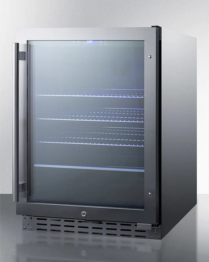 Summit ALBV2466CSS 24" Wide Built-In Beverage Cooler, Ada Compliant