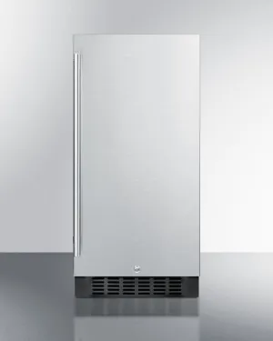 Summit ALR15BCSS 15" Wide Built-In All-Refrigerator, Ada Compliant