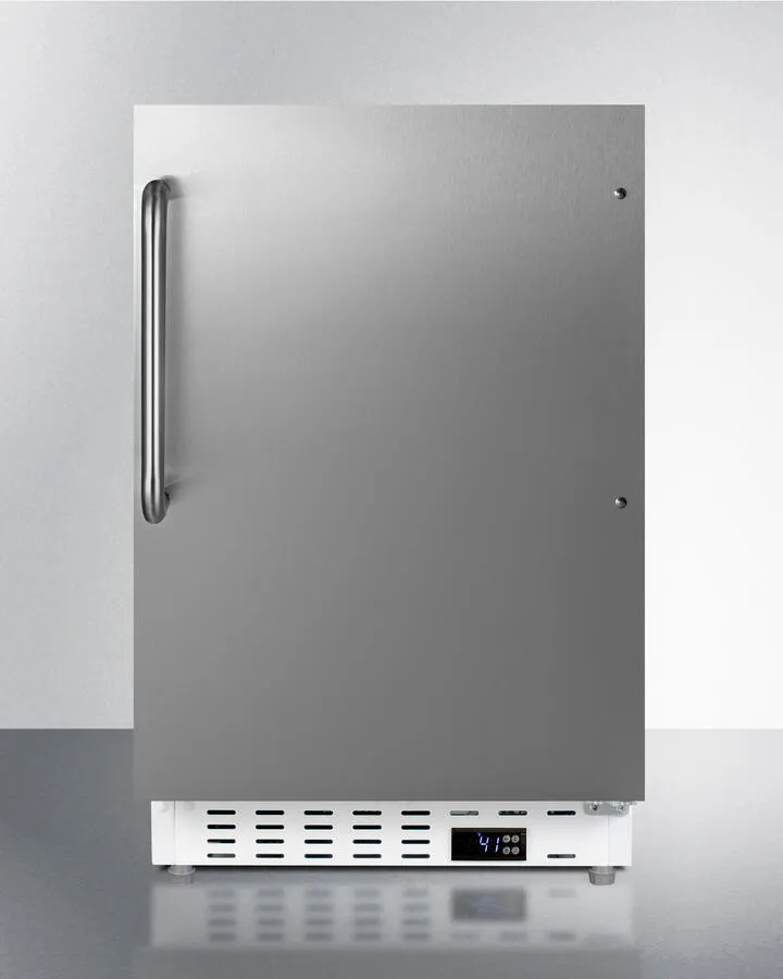 Summit ALR46WCSS 20" Wide Built-In All-Refrigerator, Ada Compliant