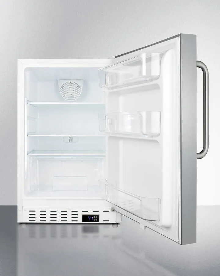 Summit ALR46WCSS 20" Wide Built-In All-Refrigerator, Ada Compliant