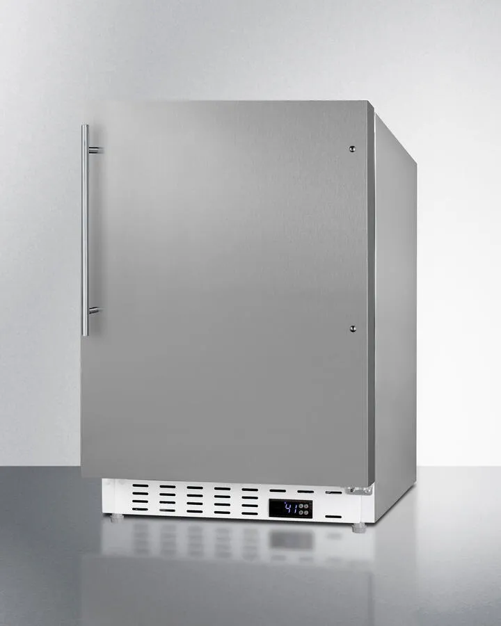 Summit ALR46WCSSHV 20" Wide Built-In All-Refrigerator, Ada Compliant