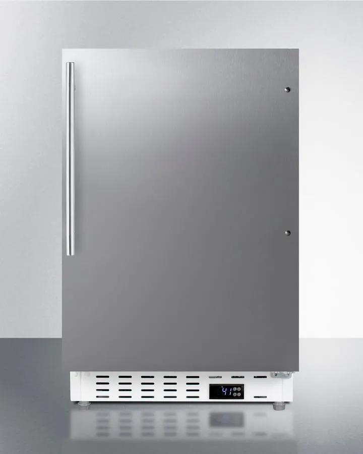 Summit ALR46WSSHV 20" Wide Built-In All-Refrigerator, Ada Compliant