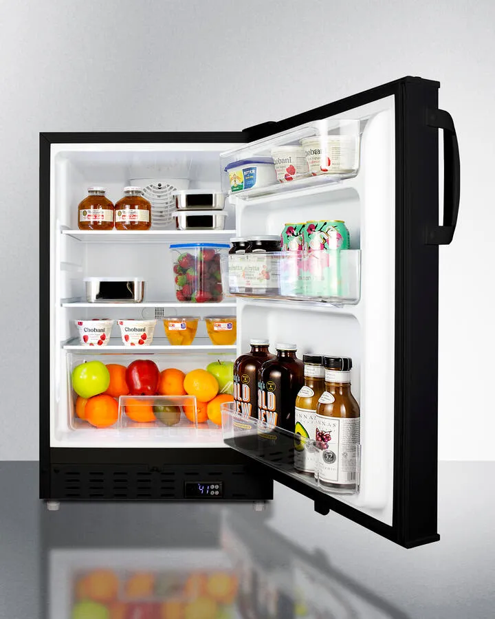 Summit ALR47B 20" Wide Built-In All-Refrigerator, Ada Compliant
