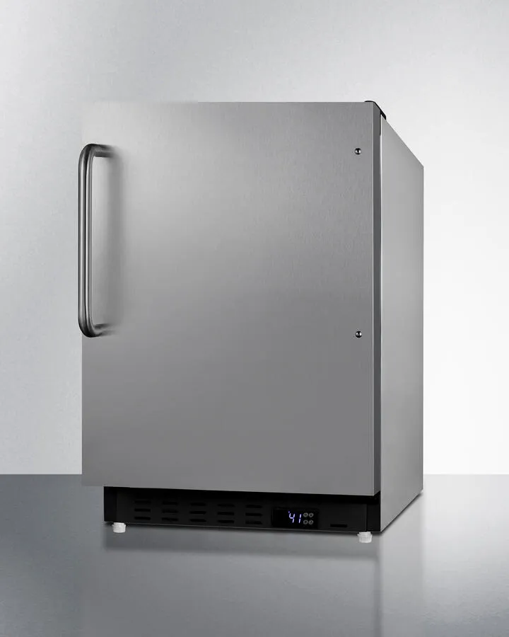 Summit ALR47BCSS 20" Wide Built-In All-Refrigerator, Ada Compliant