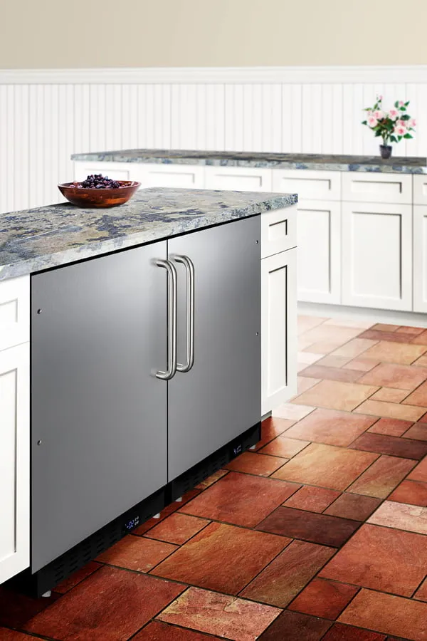 Summit ALR47BSSTB 20" Wide Built-In All-Refrigerator, Ada Compliant