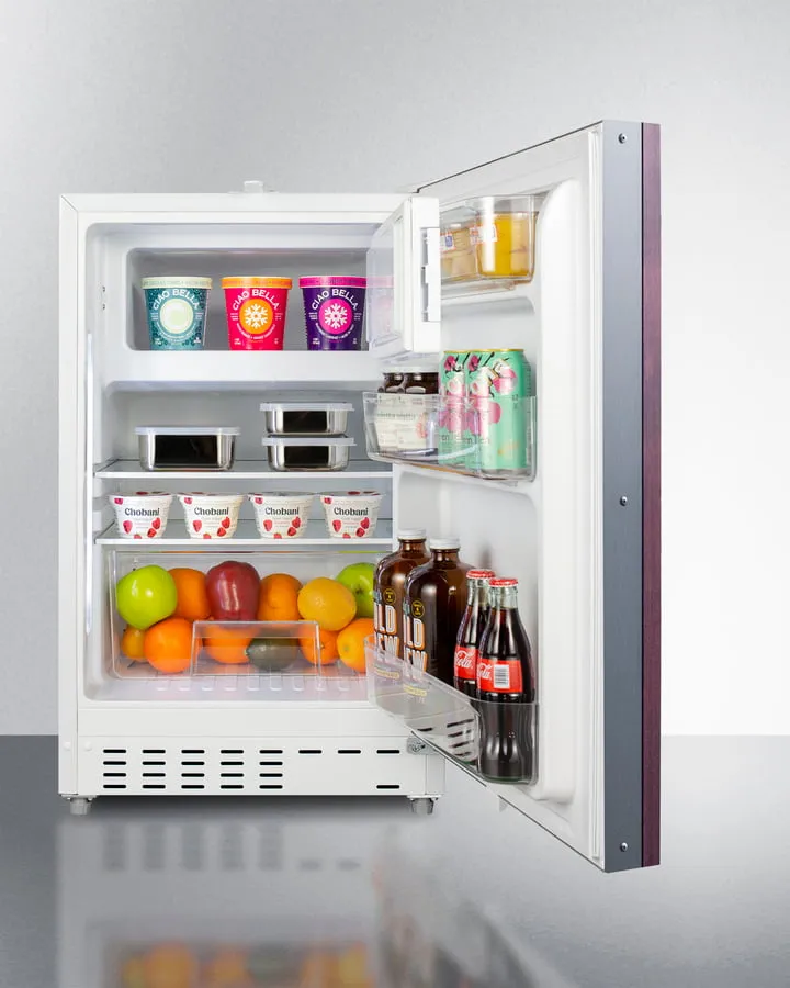 Summit ALRF48IF 20" Wide Built-In Refrigerator-Freezer, Ada Compliant