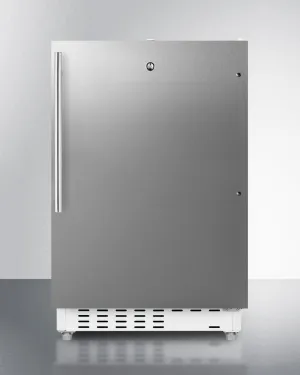Summit ALRF48SSHV 20" Wide Built-In Refrigerator-Freezer, Ada Compliant