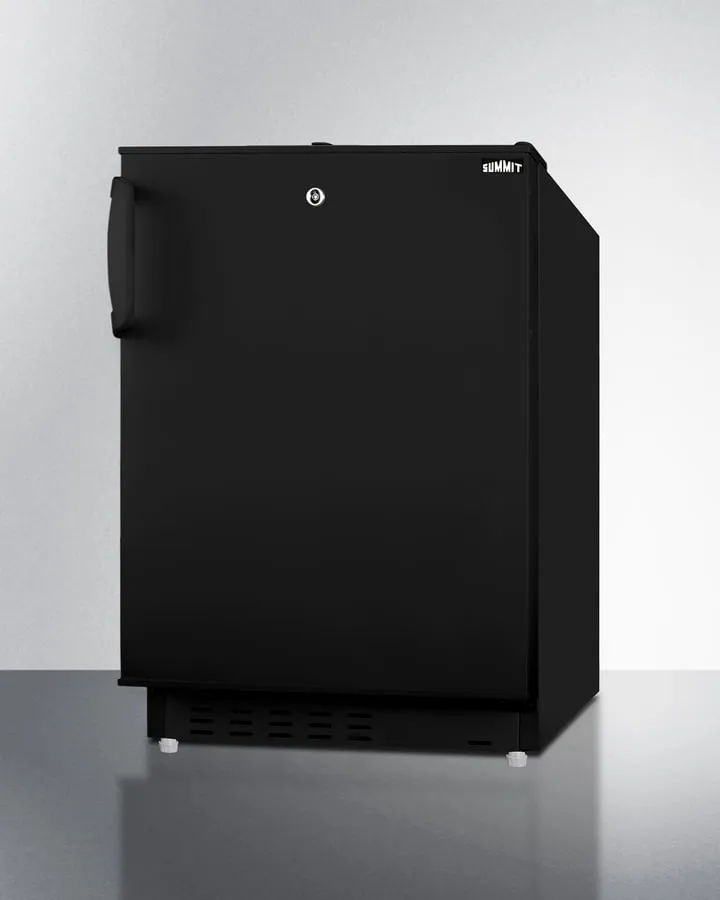 Summit ALRF49B 20" Wide Built-In Refrigerator-Freezer, Ada Compliant