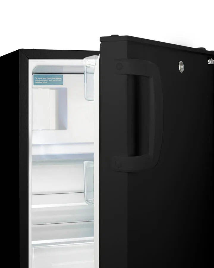 Summit ALRF49B 20" Wide Built-In Refrigerator-Freezer, Ada Compliant