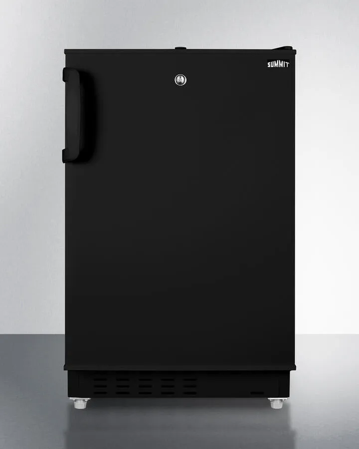 Summit ALRF49B 20" Wide Built-In Refrigerator-Freezer, Ada Compliant