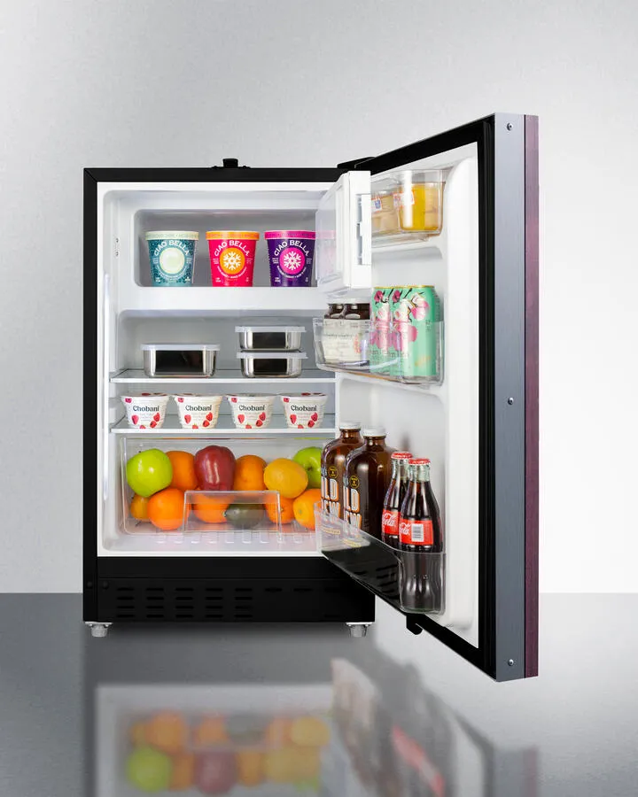 Summit ALRF49BIF 20" Wide Built-In Refrigerator-Freezer, Ada Compliant