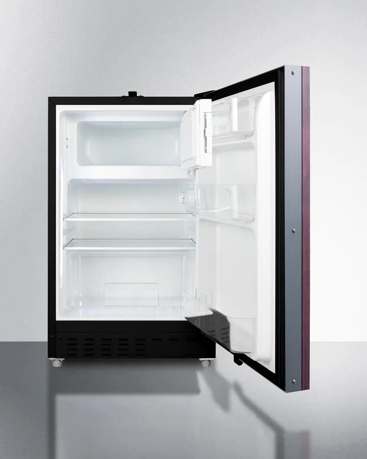 Summit ALRF49BIF 20" Wide Built-In Refrigerator-Freezer, Ada Compliant