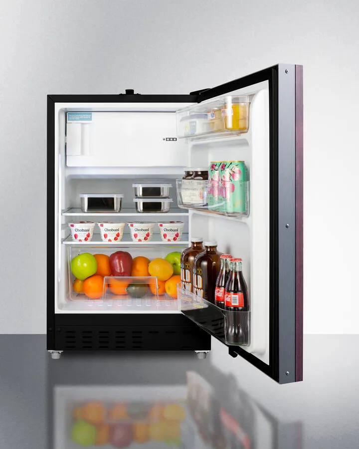Summit ALRF49BIF 20" Wide Built-In Refrigerator-Freezer, Ada Compliant