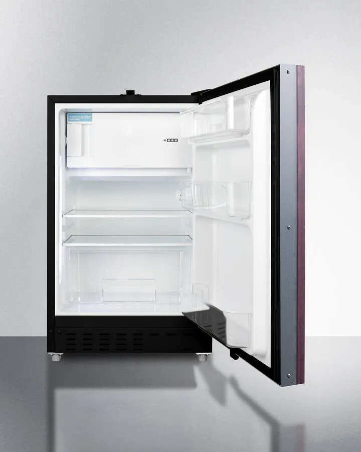 Summit ALRF49BIF 20" Wide Built-In Refrigerator-Freezer, Ada Compliant