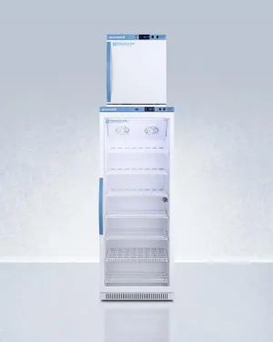 Summit ARG12PVAFZ1PVSTACK 24" Wide Performance Series All-Refrigerator/All-Freezer Combination